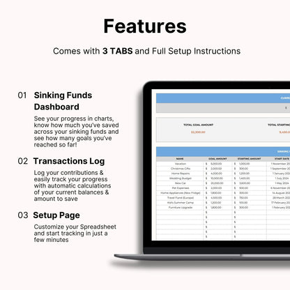 Sinking Funds Tracker